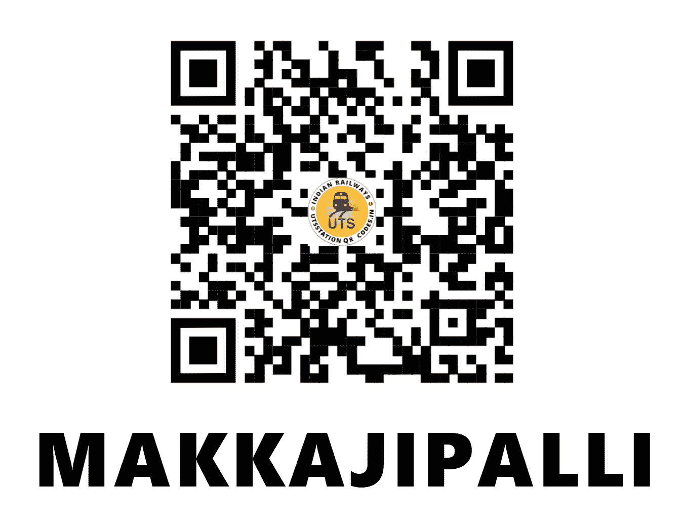 UTS QR Code for MAKKAJIPALLI - MKJ - SW (ANDHRA PRADESH)